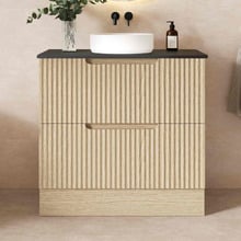 Colette 900mm Freestanding Vanity with Stone Countertop